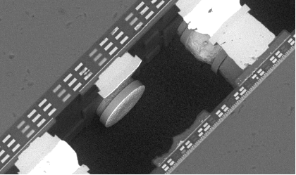 IP process was able to expose the second row into the sample where the first µpillar row was mechanically polished into.