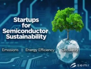 Figure 2: SEMI just announced the semifinalists for the 2023 Startups for Semiconductor Sustainability.