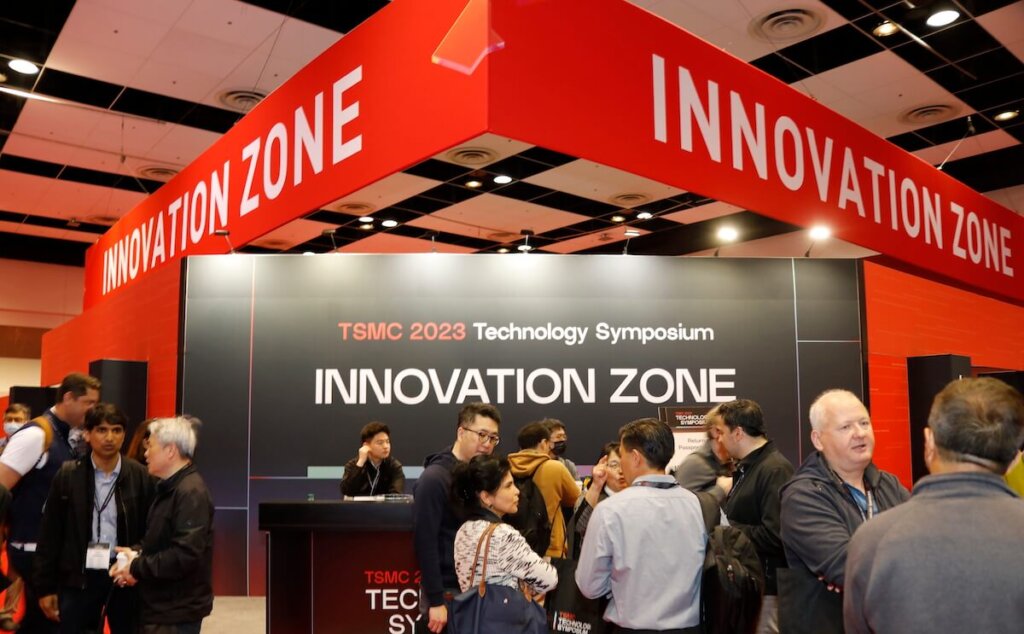 Figure 4: The Innovation Zone in the Ecosystem Pavilion at TSCM's 2023 Technology Symposium. 