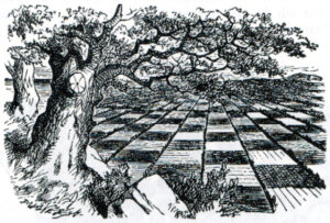 Looking Glass Chess Board