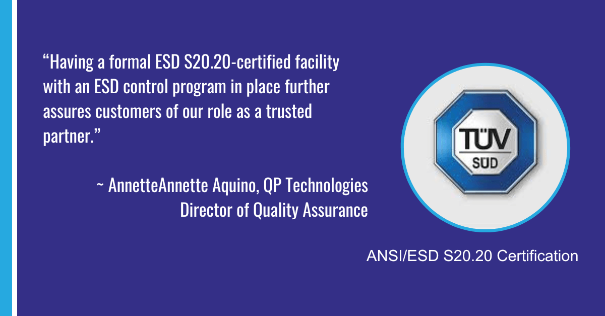 ANSI/ESD S20.20 Certification